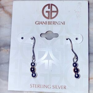 Giani Bernini ball drop earrings